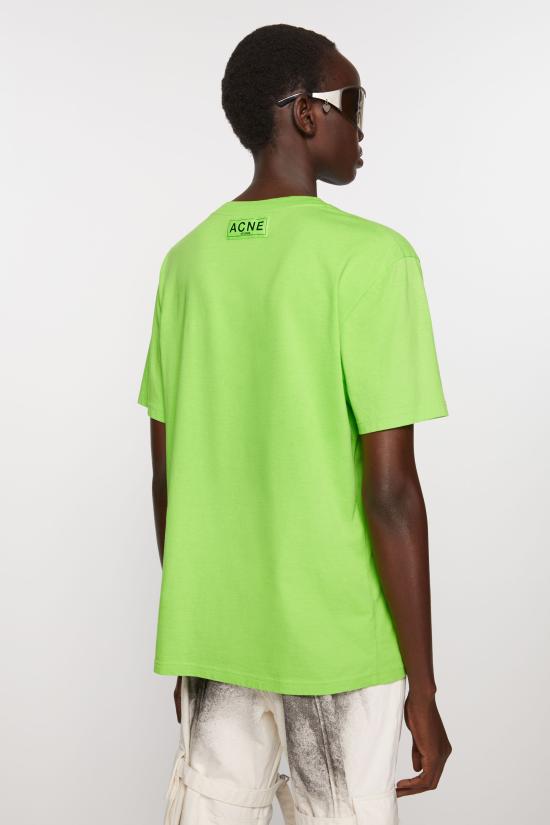  아크네 스튜디오 반팔 티셔츠 CL0265 ABF Sharp green - ACNE STUDIOS