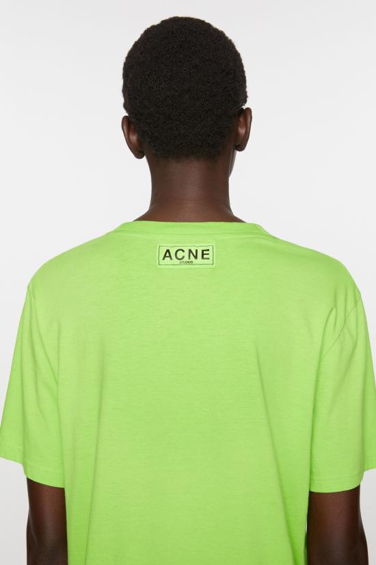 아크네 스튜디오 반팔 티셔츠 CL0265 ABF Sharp green - ACNE STUDIOS