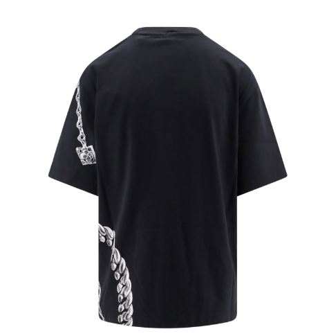  버버리 반팔 티셔츠 8088196 A1879 Black ip pat - BURBERRY