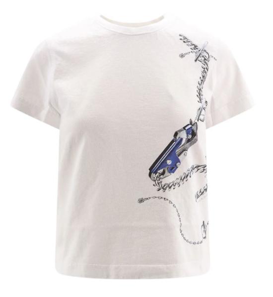  버버리 반팔 티셔츠 8088215 B7647 Knight ip pattern