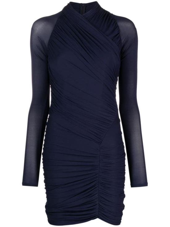  살바토레 페라가모 숏 원피스 767735 203 Navy