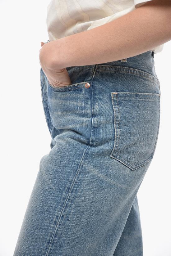  타나카 데님 팬츠 ST2 MIDWASHED CROPPED Blue - TANAKA