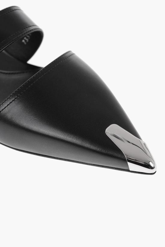  알렉산더 맥퀸 뮬/슬리퍼 733188WHSWD 1081 Black - ALEXANDER MCQUEEN