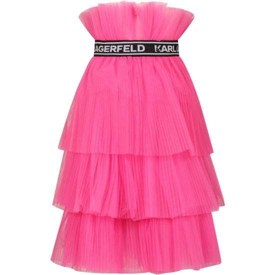  [키즈] 칼라거펠트 스커트 Z30093 473 FUCHSIA - KARL LAGERFELD