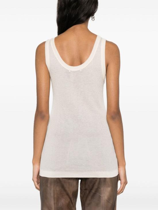 24SS 르메르 민소매 티셔츠 TO1156LK1017198 Cream - LEMAIRE