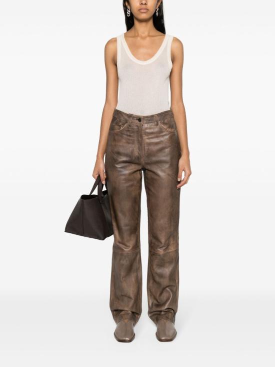 24SS 르메르 민소매 티셔츠 TO1156LK1017198 Cream - LEMAIRE