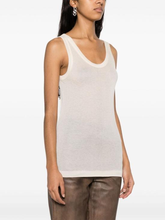 24SS 르메르 민소매 티셔츠 TO1156LK1017198 Cream - LEMAIRE