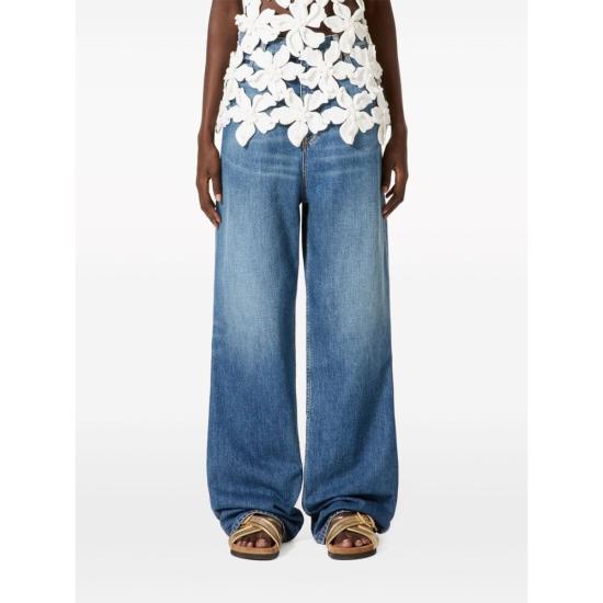  발렌티노 가라바니 / 여성 미디움 블루 데님 진 4B0DD16X8JS 558 BLUE BPG - VALENTINO GARAVANI