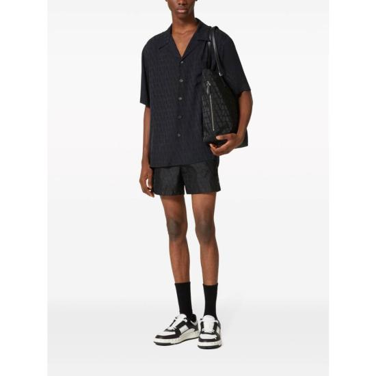  발렌티노 가라바니 / 남성 트왈 이코노그라프 스윔팬츠 4V3UH0289VF MXM BLACK BPG - VALENTINO GARAVANI