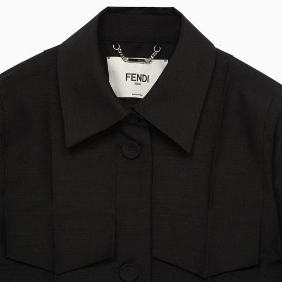  펜디 자켓 FJ7474S9A F0GME black - FENDI
