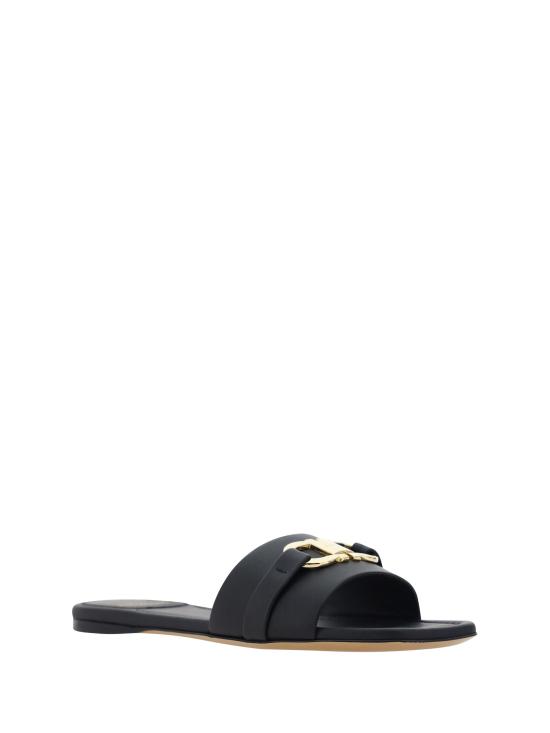 25SS 살바토레 페라가모 뮬/슬리퍼 769636 001 BLACK - SALVATORE FERRAGAMO