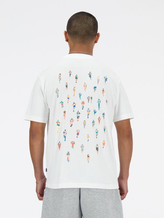  뉴발란스 반팔 티셔츠 MT41590 WT - NEW BALANCE