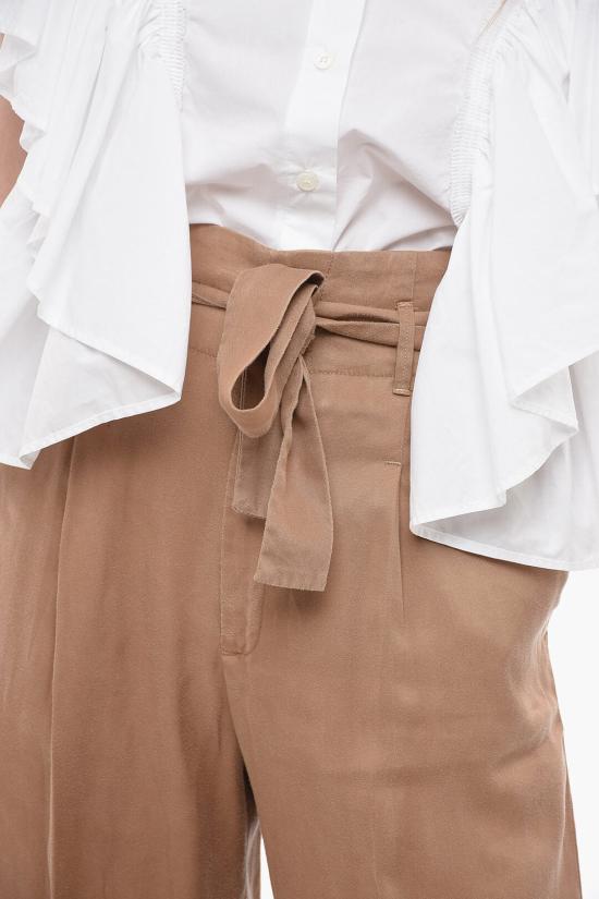  나인인더모닝 스트레이트 팬츠 FRL01 P18FANGO Brown - NINE IN THE MORNING