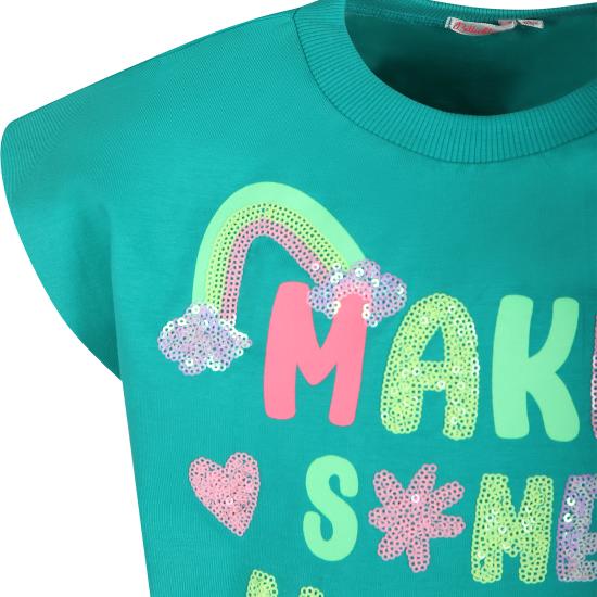  [키즈] 빌리블러쉬 티셔츠 U20076 73D GREEN - BILLIEBLUSH