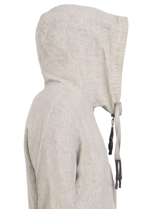  69 BY 이삭 세럼 자켓 HZIPPERCAPUCHEALU Grey - 69 BY ISAAC SELLAM