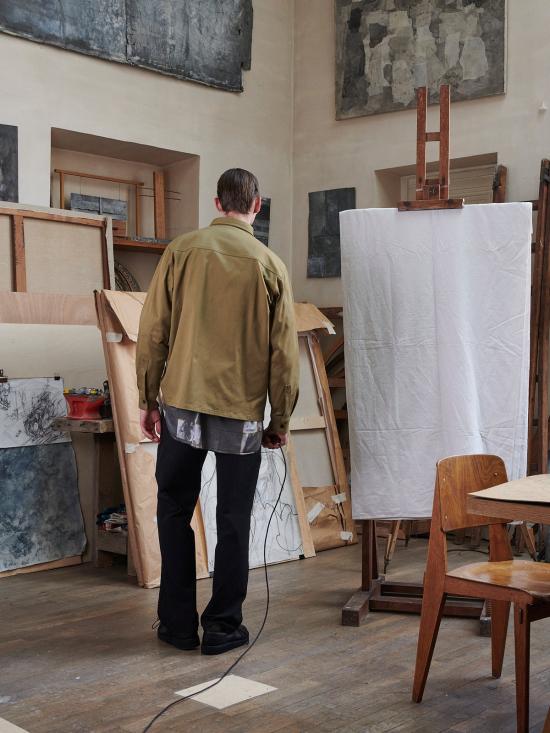  쥐알텐케이 긴팔 셔츠 SS24GR2AMWP DA Sand - GR10K