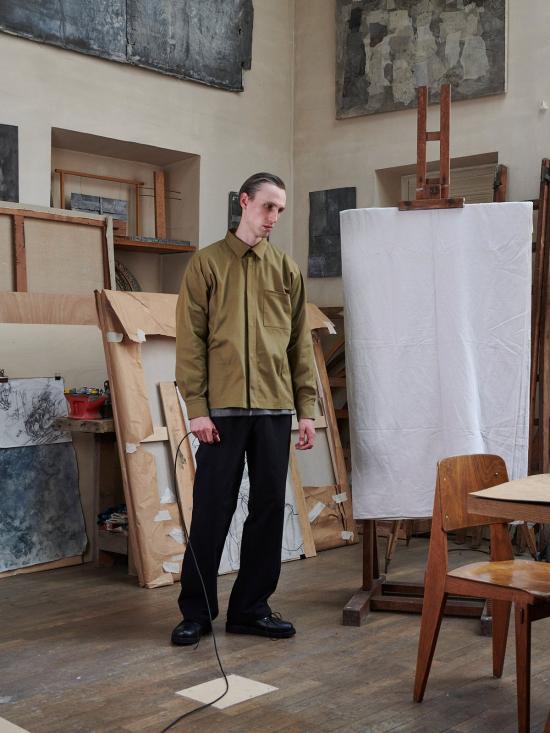  쥐알텐케이 긴팔 셔츠 SS24GR2AMWP DA Sand - GR10K