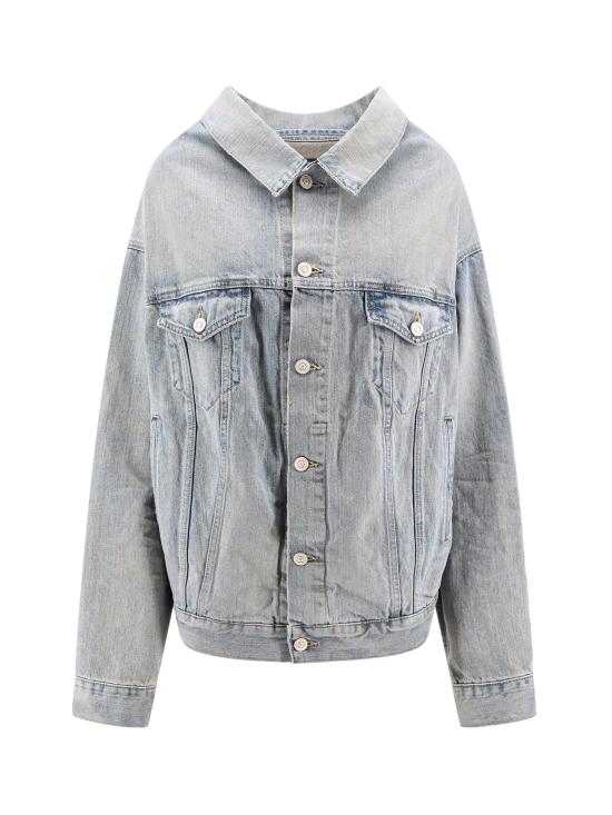 24FW 발렌시아가 데님 자켓 786638TQW55 6379 Blue