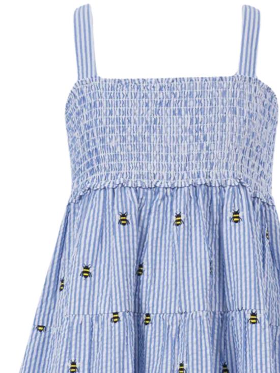  [키즈] 세인트바쓰 원피스 JME001 00325F 17 SEERSUCKER STRIPES BEE EMB - MC2 SAINT BARTH