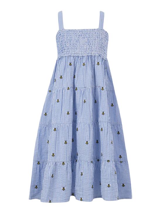  [키즈] 세인트바쓰 원피스 JME001 00325F 17 SEERSUCKER STRIPES BEE EMB - MC2 SAINT BARTH