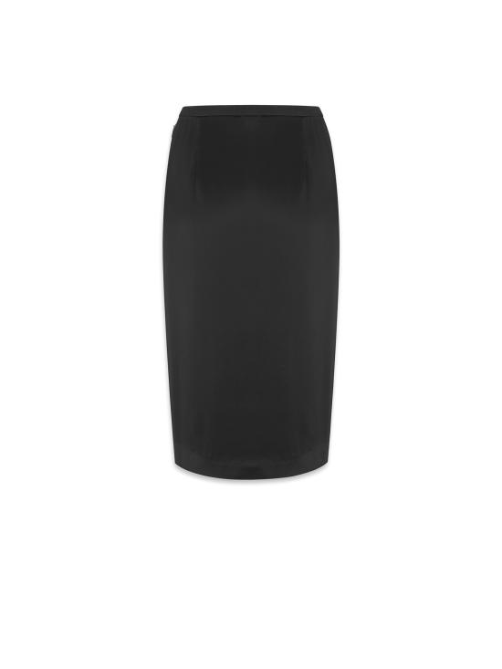  생로랑 미디 스커트 777645 Y3I931000 Black - SAINT LAURENT