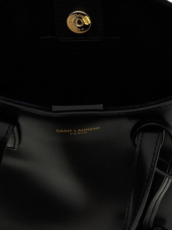 26SS 생로랑 박스 레더 미니 토이 토트백 773995AADDI1000 Black - SAINT LAURENT