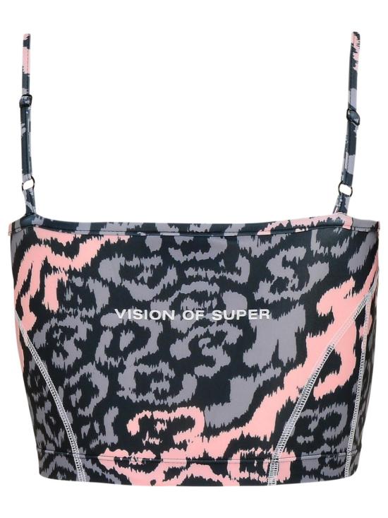  비전오브슈퍼 민소매 티셔츠 VSD00243STLEOPARD PI - VISION OF SUPER