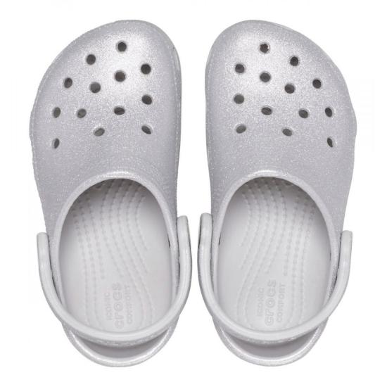  [키즈] 크록스 샌들 206992 SILVER GLITTER Grey - CROCS
