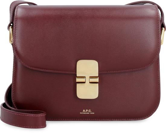  아페쎄 그레이스 스몰백 PXBMWF61413GAE BURGUNDY - A.P.C.