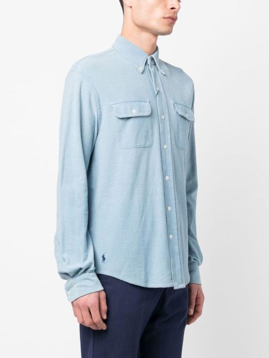  랄프 로렌 긴팔 셔츠 710A30051001 LIGHT INDIGO - RALPH LAUREN