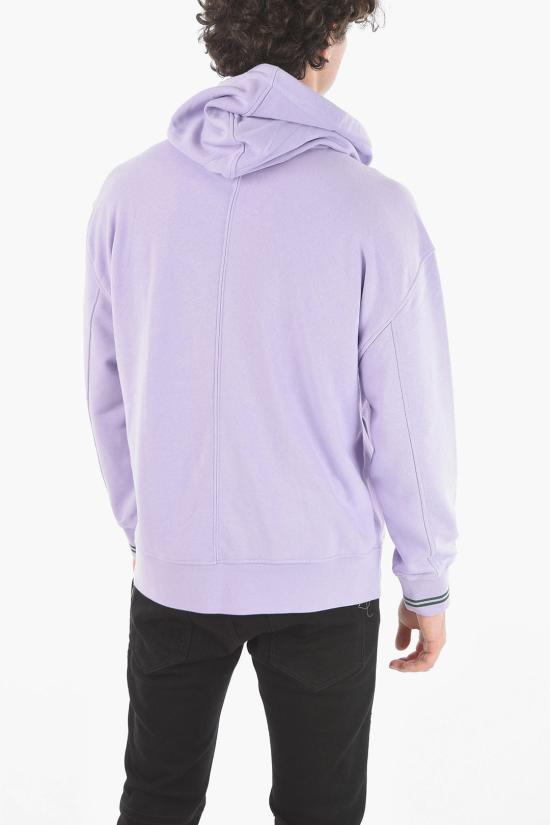  닐바렛 후드 티셔츠 PBJS077S S573S 3410 Violet - NEIL BARRETT