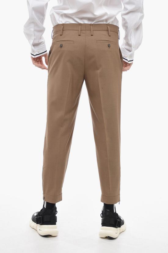  닐바렛 수트 팬츠 PBPA097H U008 1390 Brown - NEIL BARRETT