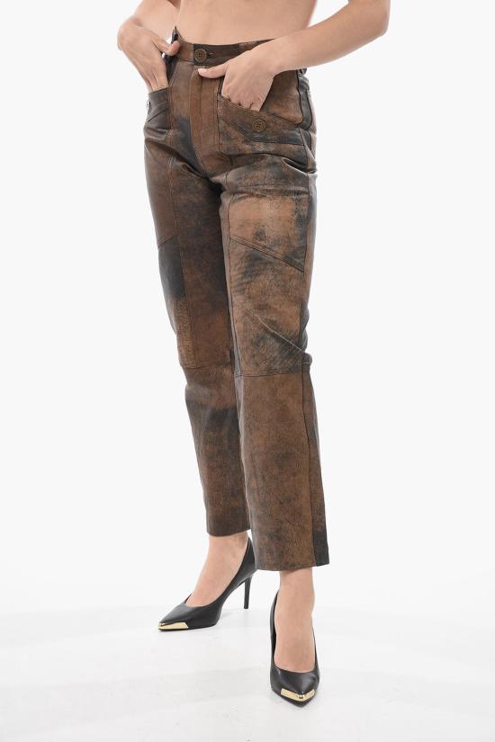  바이아 데님 스트레이트 팬츠 PANTALONELE BR Brown