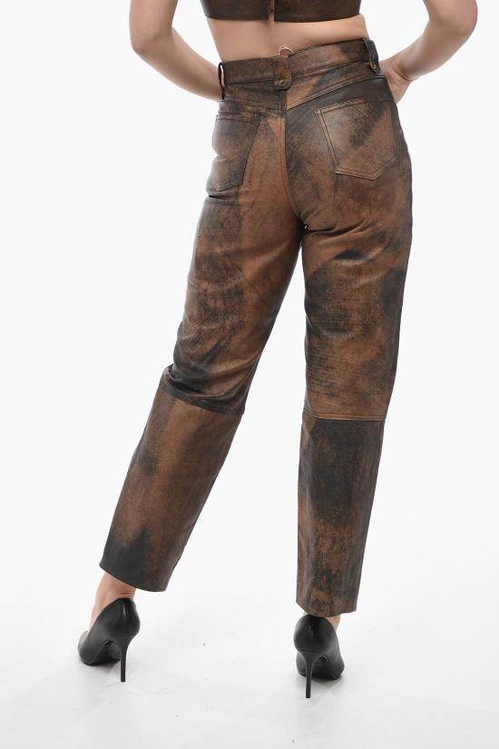  바이아 데님 스트레이트 팬츠 PANTALONELE BR Brown - BAIA