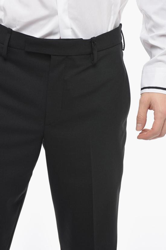  닐바렛 수트 팬츠 PBPA097 U008 01 Black - NEIL BARRETT