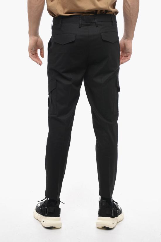  닐바렛 트레이닝/조거 팬츠 PBPA073D U003 01 Black - NEIL BARRETT