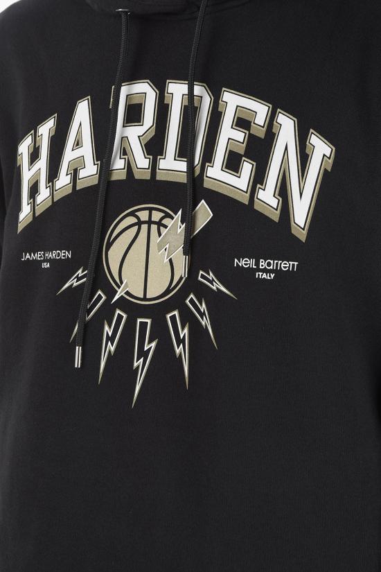  닐바렛 후드 티셔츠 PBJS077S S573S 3407 Black - NEIL BARRETT