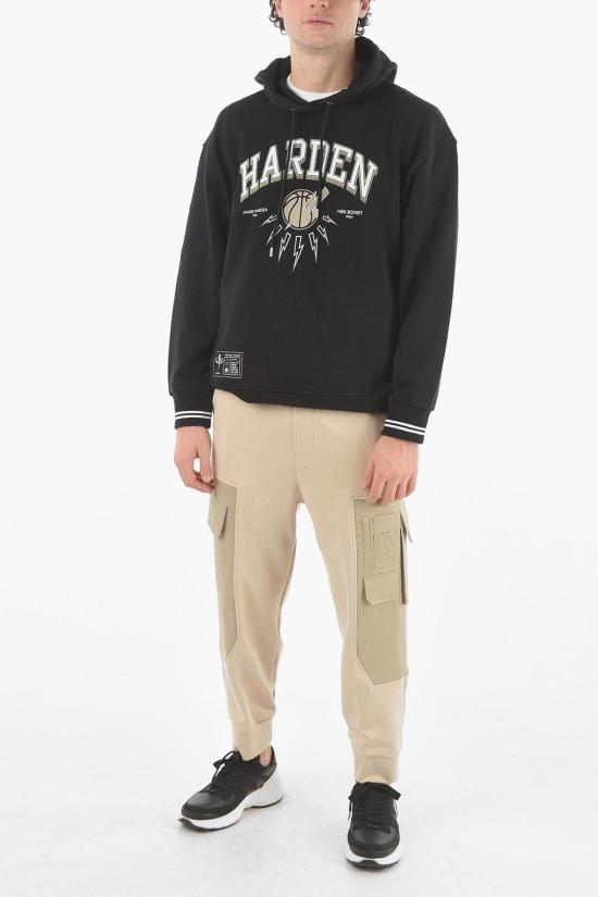  닐바렛 후드 티셔츠 PBJS077S S573S 3407 Black - NEIL BARRETT