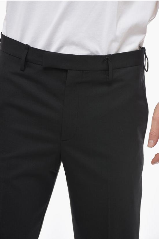  닐바렛 수트 팬츠 PBPA097H U008 01 Black - NEIL BARRETT