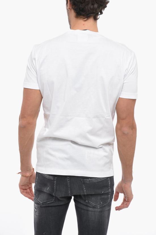  디스퀘어드2 반팔 티셔츠 S71GD1278 S23009 100 White - DSQUARED2