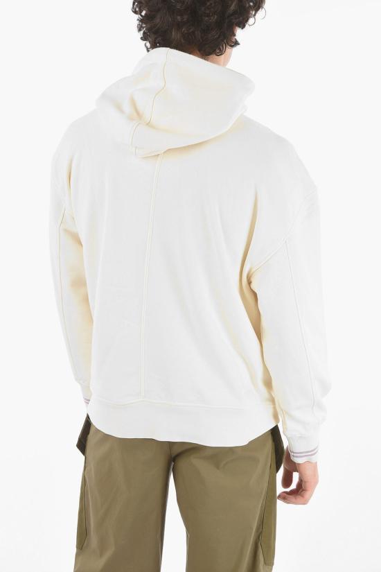  닐바렛 후드 티셔츠 PBJS077S S573S 3408 Beige - NEIL BARRETT