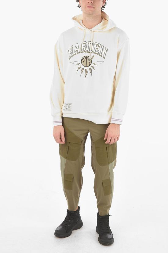  닐바렛 후드 티셔츠 PBJS077S S573S 3408 Beige - NEIL BARRETT