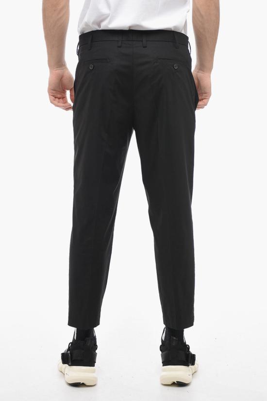  닐바렛 수트 팬츠 PBPA064H U003 01 Black - NEIL BARRETT
