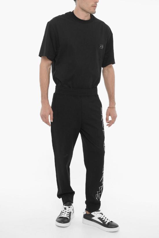  닐바렛 트레이닝/조거 팬츠 PBJP052 U507C 3531 Black - NEIL BARRETT