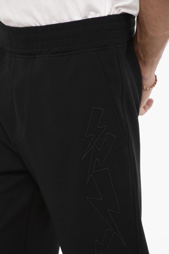  닐바렛 트레이닝/조거 팬츠 PBJP052 U507C 0101 Black - NEIL BARRETT