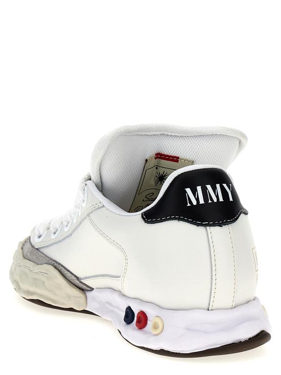 26FW 메종 미하라 야스히로 허비 퍼퍼 OG 솔 레더 로우탑 A12FW712WHITE Multicolor - MAISON MIHARA YASUHIRO