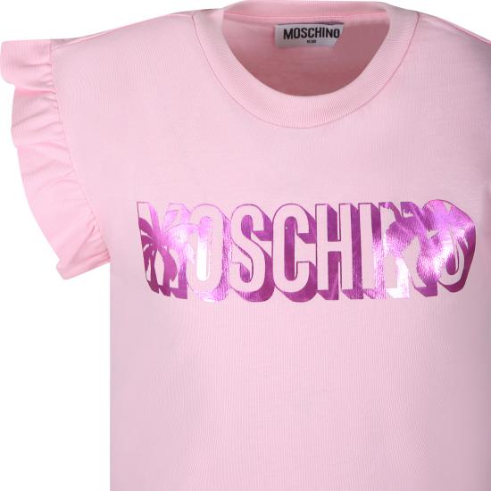  [키즈] 모스키노 트레이닝 웨어 HDG019 LCB51 85839 PINK - MOSCHINO