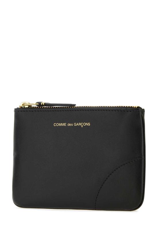 26FW 꼼데가르송 클래식 레더 라인 파우치 SA8100 BLACK - COMME DES GARCONS