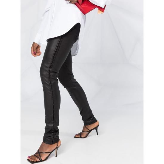  앤 드뮐미스터 스트레이트 팬츠 2002 1431 288 099 BLACK - ANN DEMEULEMEESTER