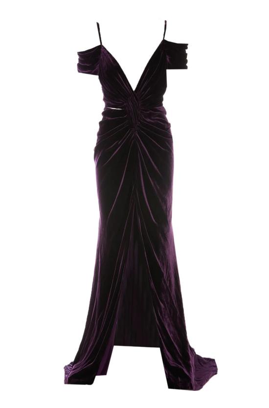  코스타렐로스 미디 원피스 FW22 54 DEEPPURPLE